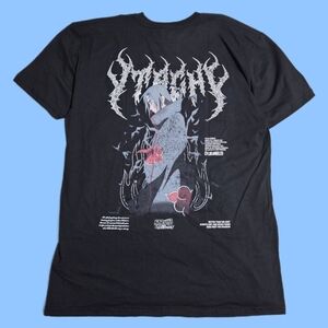 CVLA Creative Visuals Itachi Uchiha Naruto Shippuden T-Shirt Black Men's L